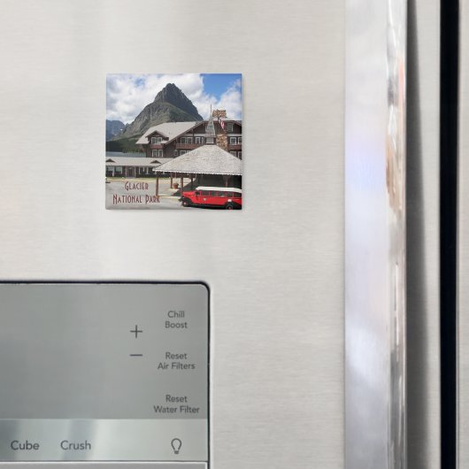 Glacier National Park Lodge Foto Magneet (Insitu (Koelkast))