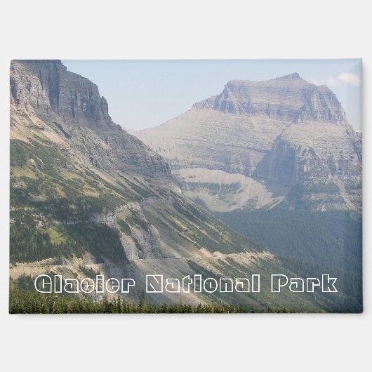 Glacier National Park Logan Pass Landschap Magneet (Voorkant)