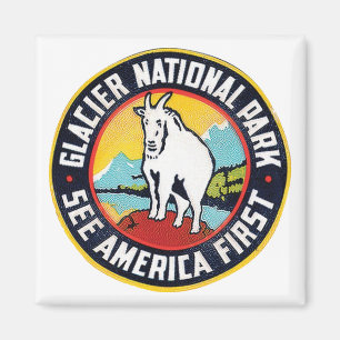 Glacier National Park Magneet