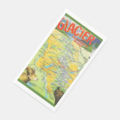Glacier National Park Map Servet (Hoek)