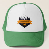 Glacier National Park Montana - Aangepaste naam Trucker Pet (Voorkant)
