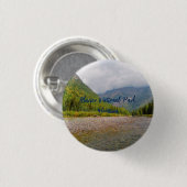 Glacier National Park Montana aanpasbaar Ronde Button 3,2 Cm (Voorkant /achterkant)