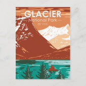 Glacier National Park Montana  Briefkaart (Voorkant)