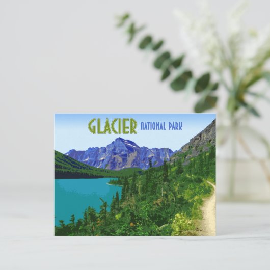 Glacier National Park Montana  Briefkaart (Staand voorkant)