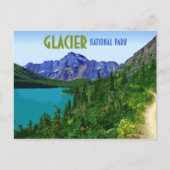 Glacier National Park Montana  Briefkaart (Voorkant)