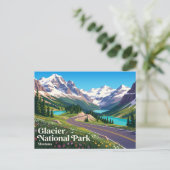 Glacier National Park Montana Briefkaart (Staand voorkant)