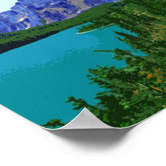 Glacier National Park Montana Poster (Hoek)