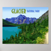 Glacier National Park Montana Poster (Voorkant)