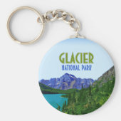 Glacier National Park Montana  Sleutelhanger (Voorkant)