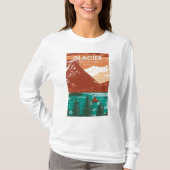 Glacier National Park Montana  T-shirt (Voorkant)