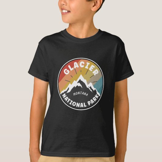 Glacier National Park Montana T-shirt (Voorkant)
