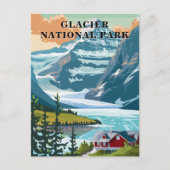 Glacier National Park, Montana Travel Briefkaart (Voorkant)