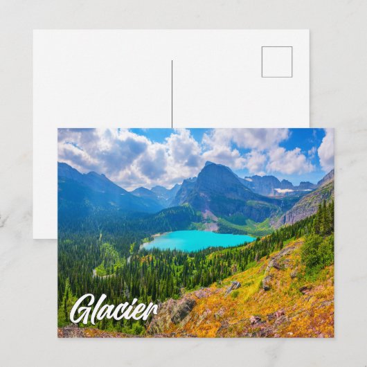 Glacier National Park, Montana, United States Briefkaart (Voorkant / Achterkant)