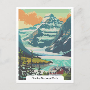 Glacier National Park, Montana, Verenigde Staten Briefkaart