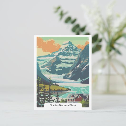 Glacier National Park, Montana, Verenigde Staten Briefkaart (Staand voorkant)