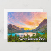 Glacier National Park, Montana, Verenigde Staten Briefkaart (Voorkant / Achterkant)