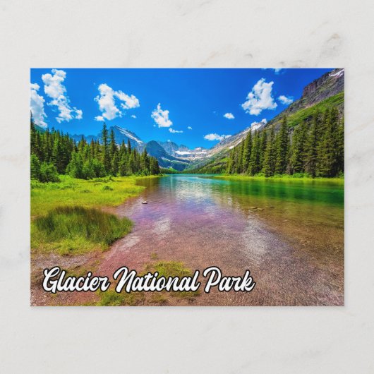 Glacier National Park, Montana, Verenigde Staten Briefkaart (Voorkant)