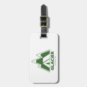 Glacier National Park Mountains Camping Bagagelabel (Voorkant verticaal)