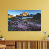 Glacier National Park Mountains Canvas Afdruk (Insitu (Woonkamer))