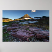 Glacier National Park Mountains Poster (Voorkant)