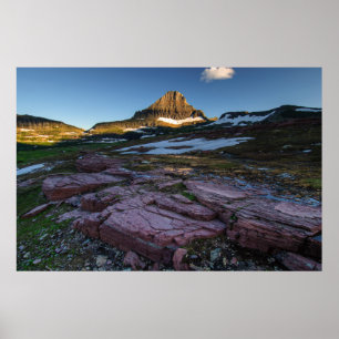 Glacier National Park Mountains Poster