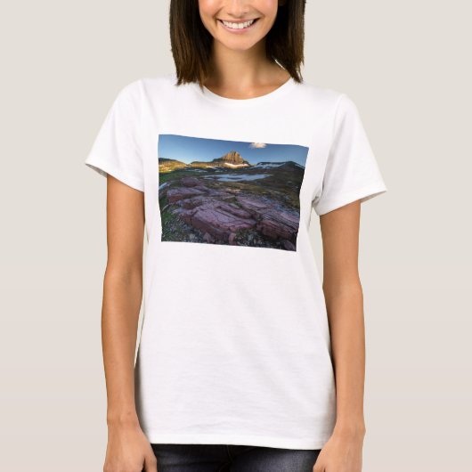 Glacier National Park Mountains T-shirt (Voorkant)