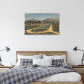 Glacier National Park, MT - Park Hotel East Canvas Afdruk (Insitu (Slaapkamer))