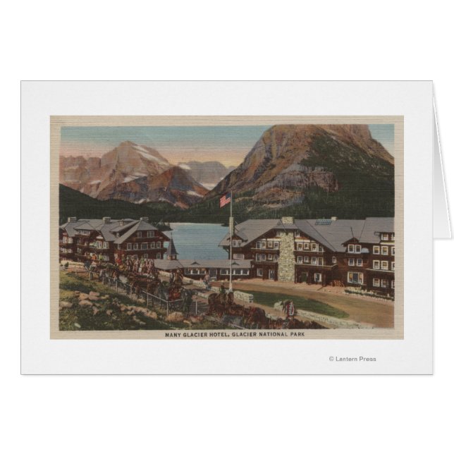Glacier National Park, MT - Veel Glacier Hotel (Voorkant Horizontaal)
