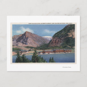 Glacier National Park, MT - Veel Glacier Hotel 2 Briefkaart