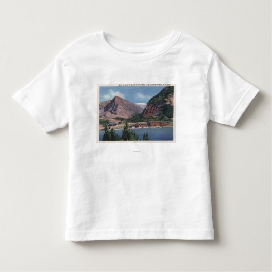 Glacier National Park, MT - Veel Glacier Hotel 2 Kinder Shirts (Voorkant)