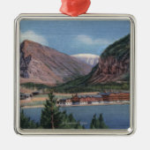 Glacier National Park, MT - Veel Glacier Hotel 2 Metalen Ornament (Voorkant)