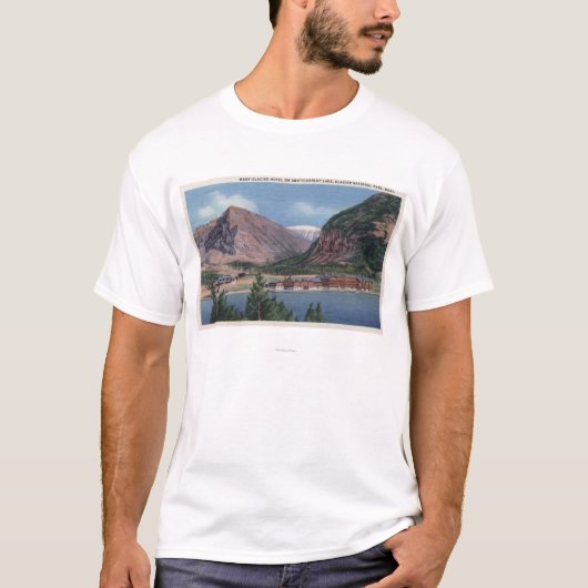 Glacier National Park, MT - Veel Glacier Hotel 2 T-shirt (Voorkant)