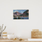 Glacier National Park, MT - Veel Glacier Hotel Poster (Keuken)