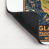 Glacier National Park naar de Sun Road Muismat (Hoek)