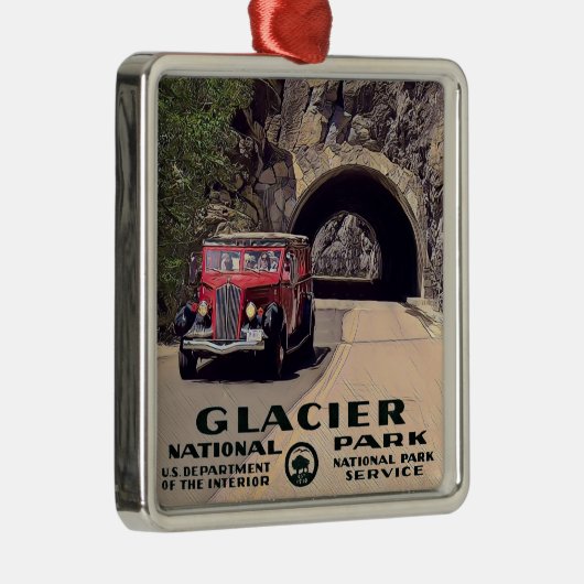  Glacier National Park Ornament (Rechts)