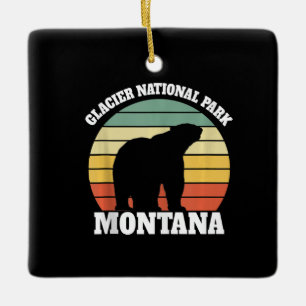 Glacier National Park Polar Beer Lover Keramisch Ornament