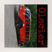 Glacier National Park Red Bus Puzzle Legpuzzel (Horizontaal)