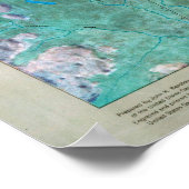 Glacier National Park Relief Map Poster (Hoek)
