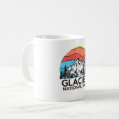  Glacier National Park Retro 80 Montana Koffiemok (Voorkant links)