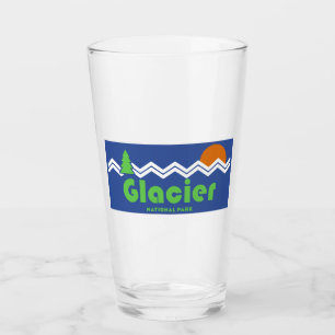 Glacier National Park Retro Glas