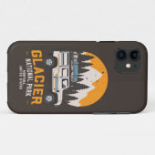  Glacier National Park Road Trip Montana Case-Mate iPhone Case (Achterkant (horizontaal))