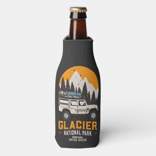  Glacier National Park Road Trip Montana Flesjeskoeler (Fles Voorkant)