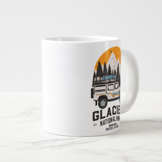 Glacier National Park Road Trip Montana Grote Koffiekop (Voorkant rechts)