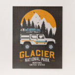 Glacier National Park Road Trip Montana Legpuzzel<br><div class="desc">ontwerp Glacier National Park Road Trip Montana. Geweldig kledingontwerp voor mensen die van buitenkamperen houden,  kamper,  wandelaar,  wegreis,  familieruis,  zomerreis. Een fantastische illustratie van een reis met een ouderwetse stijl maakt ook een geweldig cadeauidee voor buitenstaanders,  vrienden en familie. Bestel vandaag nog!</div>