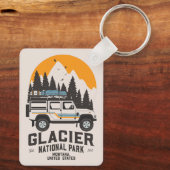  Glacier National Park Road Trip Montana Sleutelhanger (Achterkant)