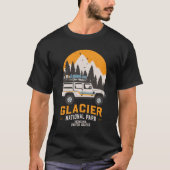  Glacier National Park Road Trip Montana T-shirt (Voorkant)
