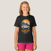 Glacier National Park Road Trip Montana T-shirt (Voorkant volledig)