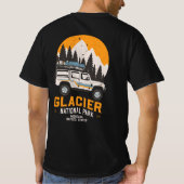  Glacier National Park Road Trip Montana T-shirt (Achterkant)