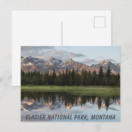 Glacier National Park Rocky Mountains Montana Briefkaart (Voorkant / Achterkant)