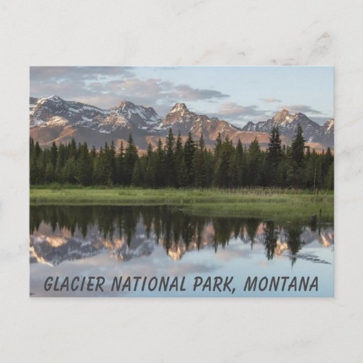 Glacier National Park Rocky Mountains Montana Briefkaart (Voorkant)